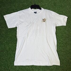 Vintage West Indies Salt Whistle Bay Sailboat Palm Trees Tee Sz M Made‎ USA